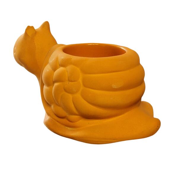 PartyLite Snail Tealight Holder Terra Cotta Candle Wee Three Home Decor Retired - Picture 2 of 7